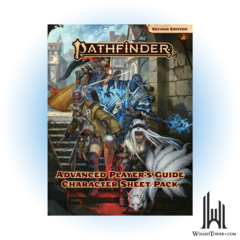 PATHFINDER 2E ADVANCED PLAYERS GUIDE CHARACTER SHEET PACK